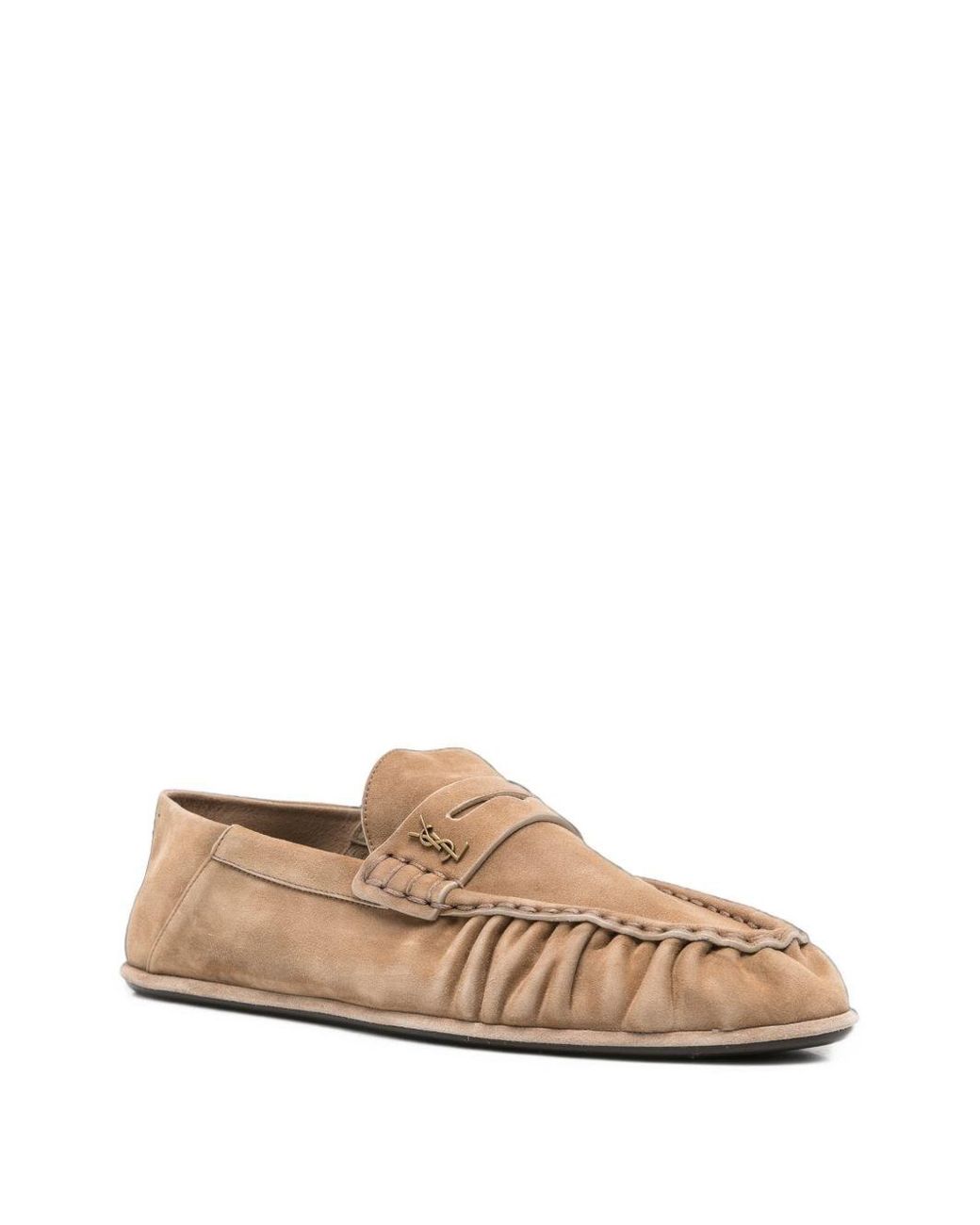 Saint Laurent White Le Loafer Leather Loafers for men