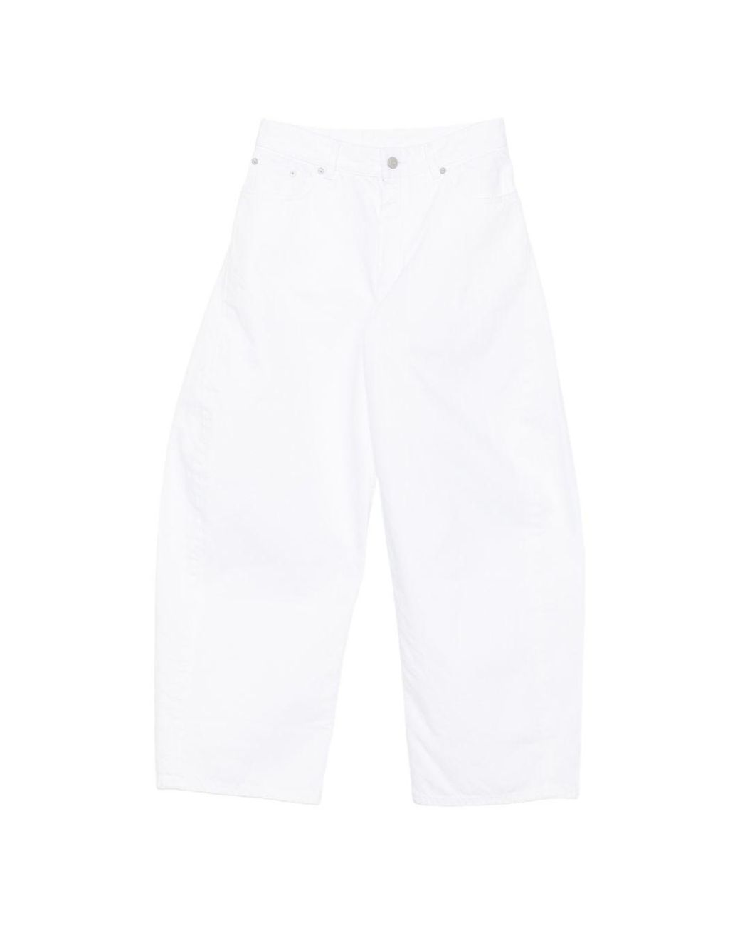 Alaïa White Rodeo Denim Cotton Jeans