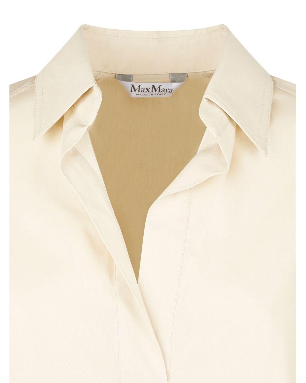 Max Mara Natural Cotton Chemisier Dress