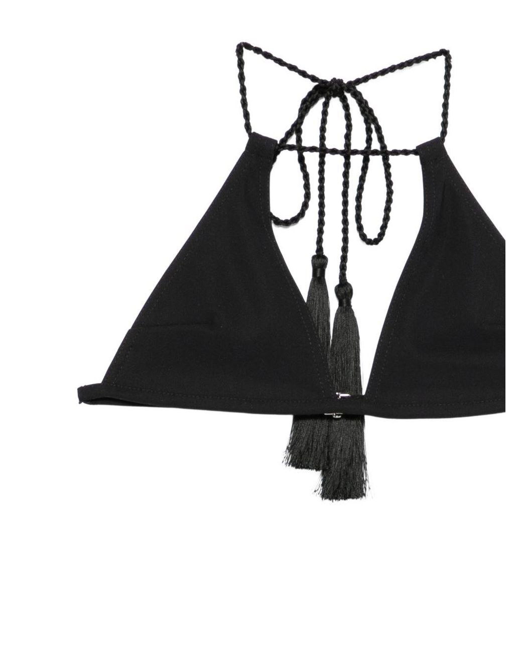 Alaïa Black Triangle Bikini Set