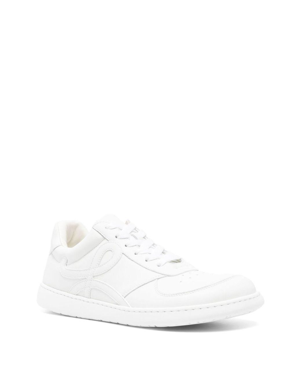 Loewe White Jambo Leather Sneakers for men