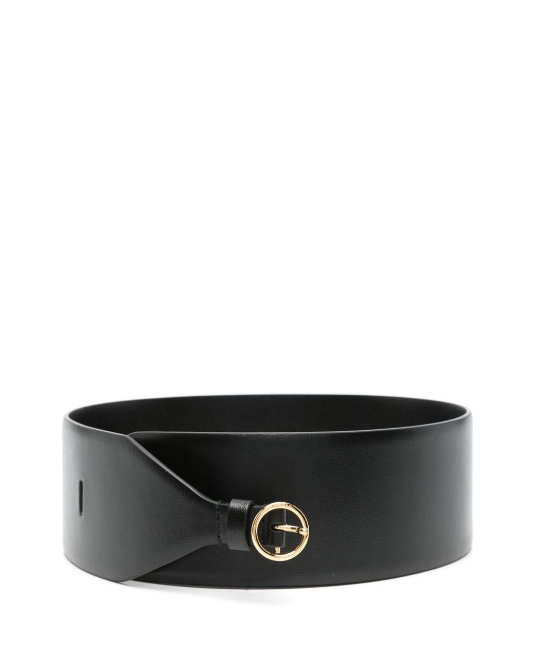 Alaïa Black Leather Belt