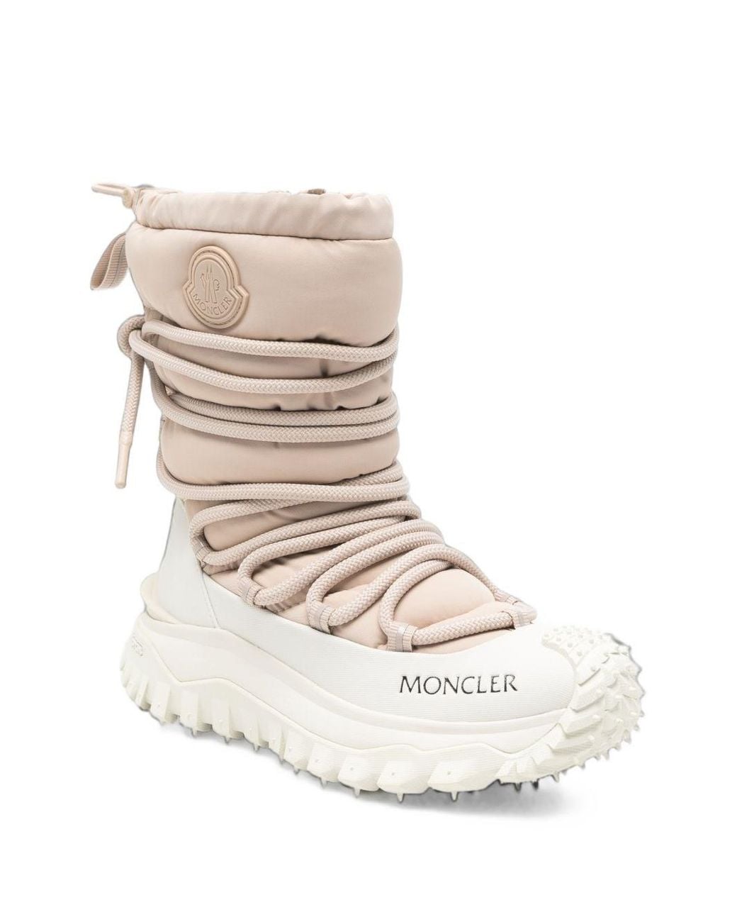Moncler White Trailgrip High Gtx Snow Boots