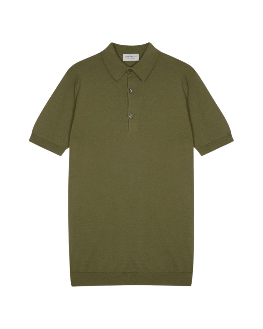 John Smedley Green Polo Adrian for men