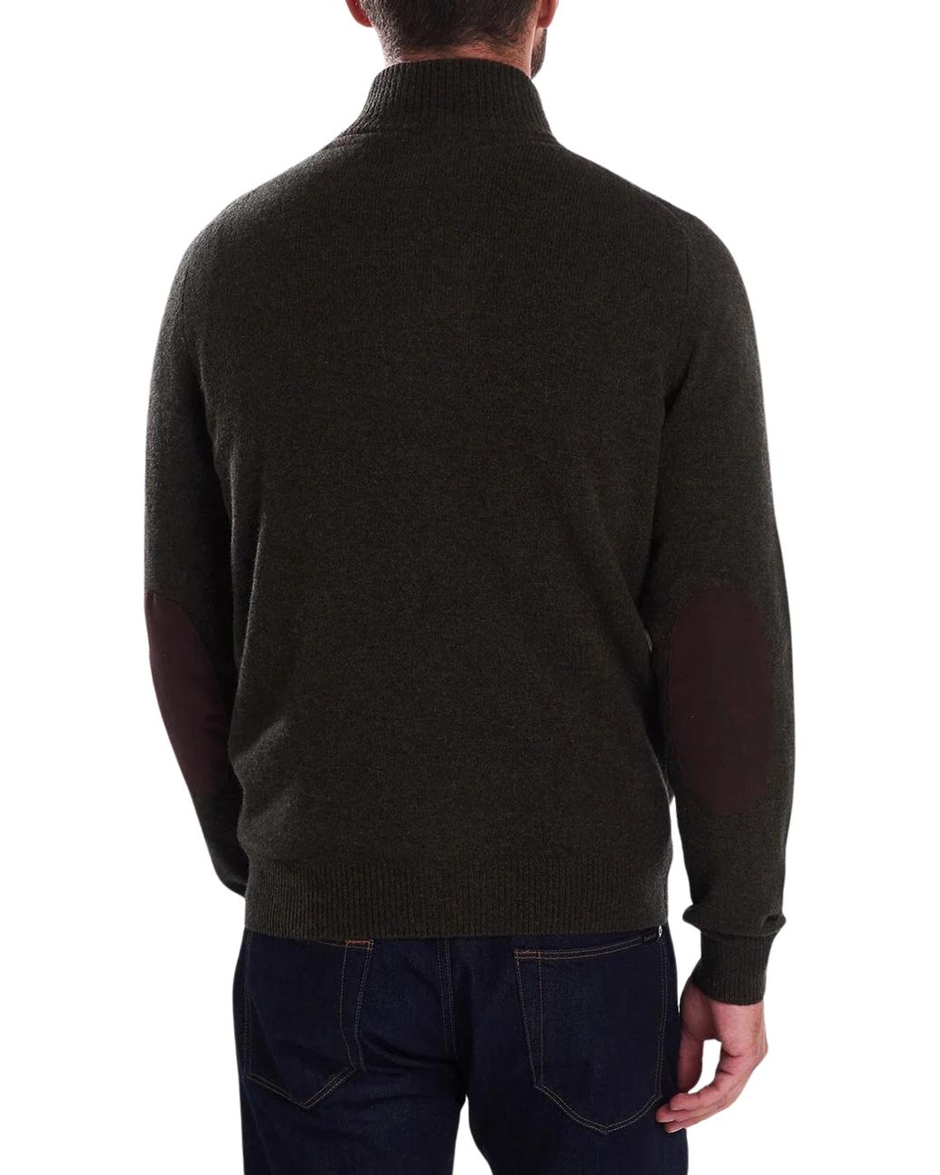 Barbour Black Sweater With Buttons for men