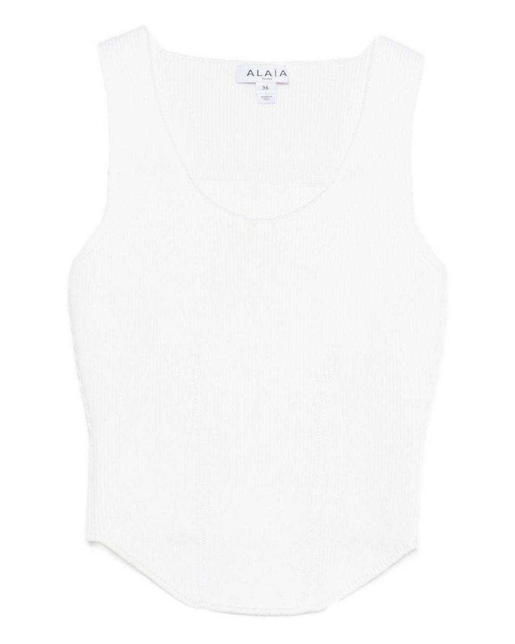 Alaïa White Alaã¯A Tops