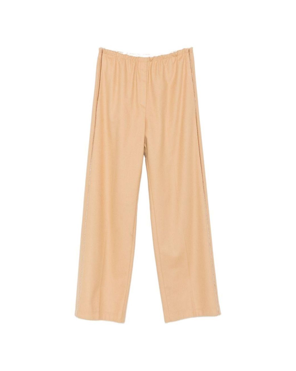 Forte_forte White Wool Trousers