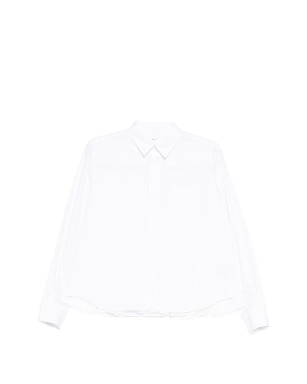 Sacai White Cotton Shirt