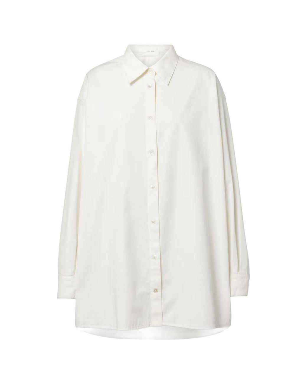 The Row White Luka Cotton Shirt