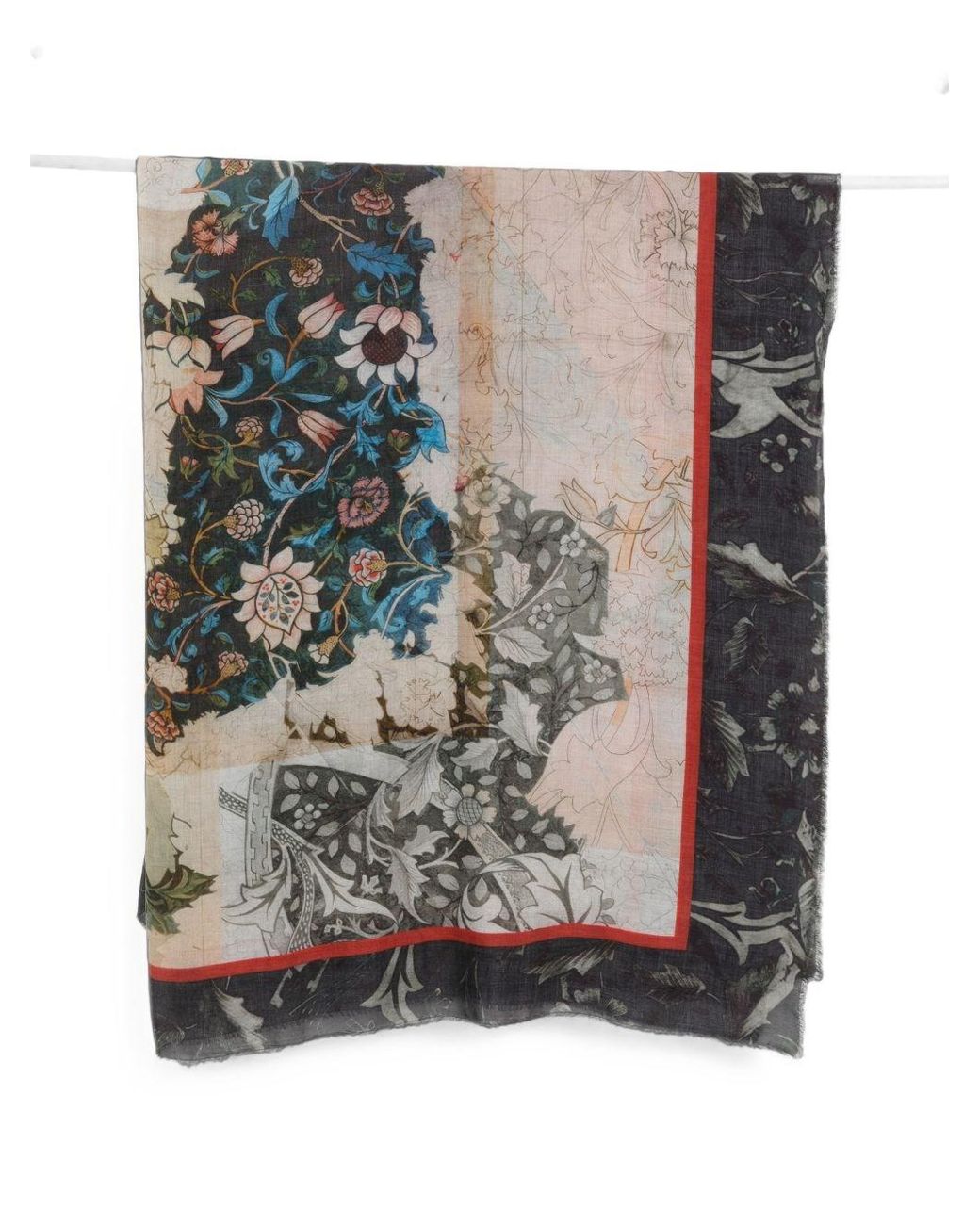 Faliero Sarti Brown Amabile Print Stole