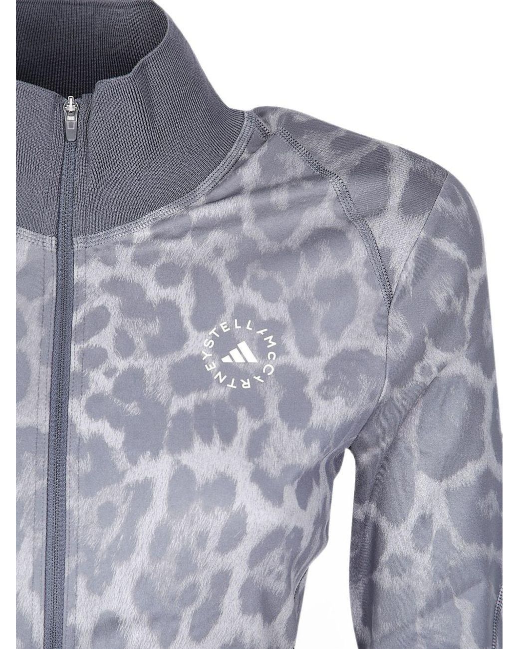 Adidas By Stella McCartney Blue Zipped Sweatshirt