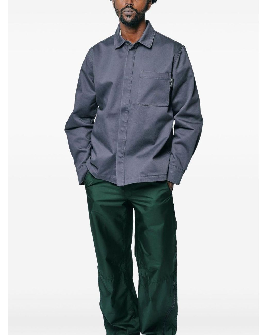 GR10K Blue Logo Shirt for men