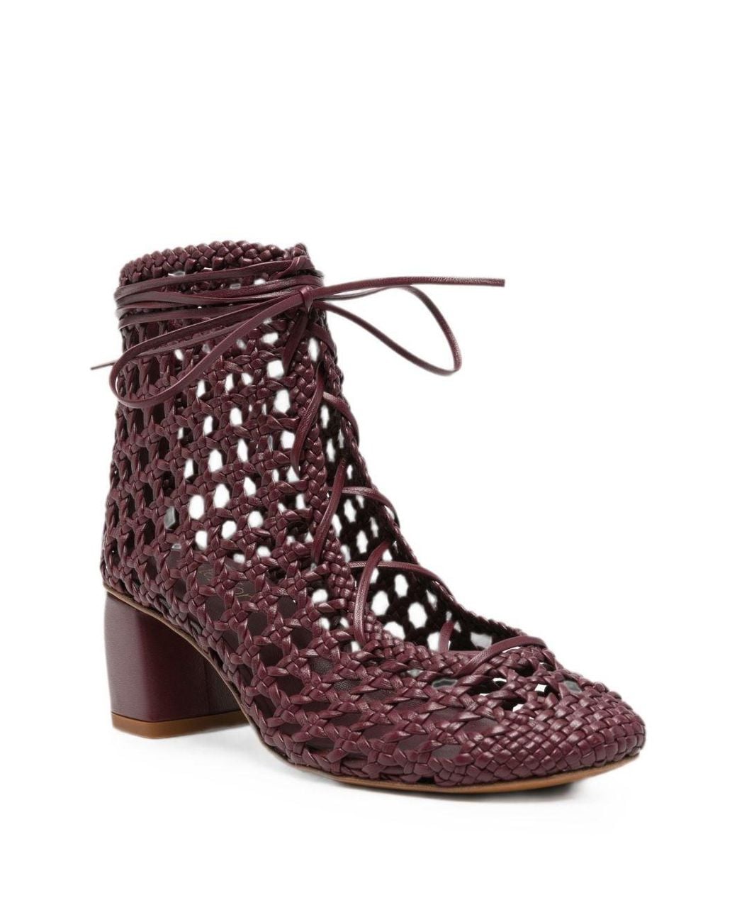 Forte_forte Purple Ankle Boots