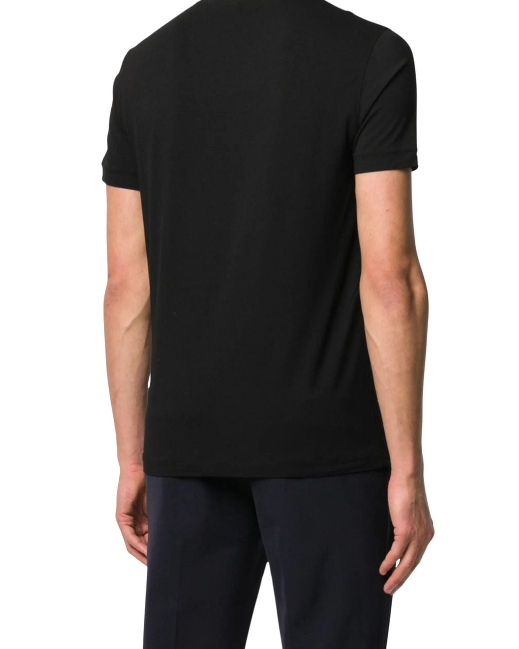 Giorgio Armani Black Signature T-Shirt for men