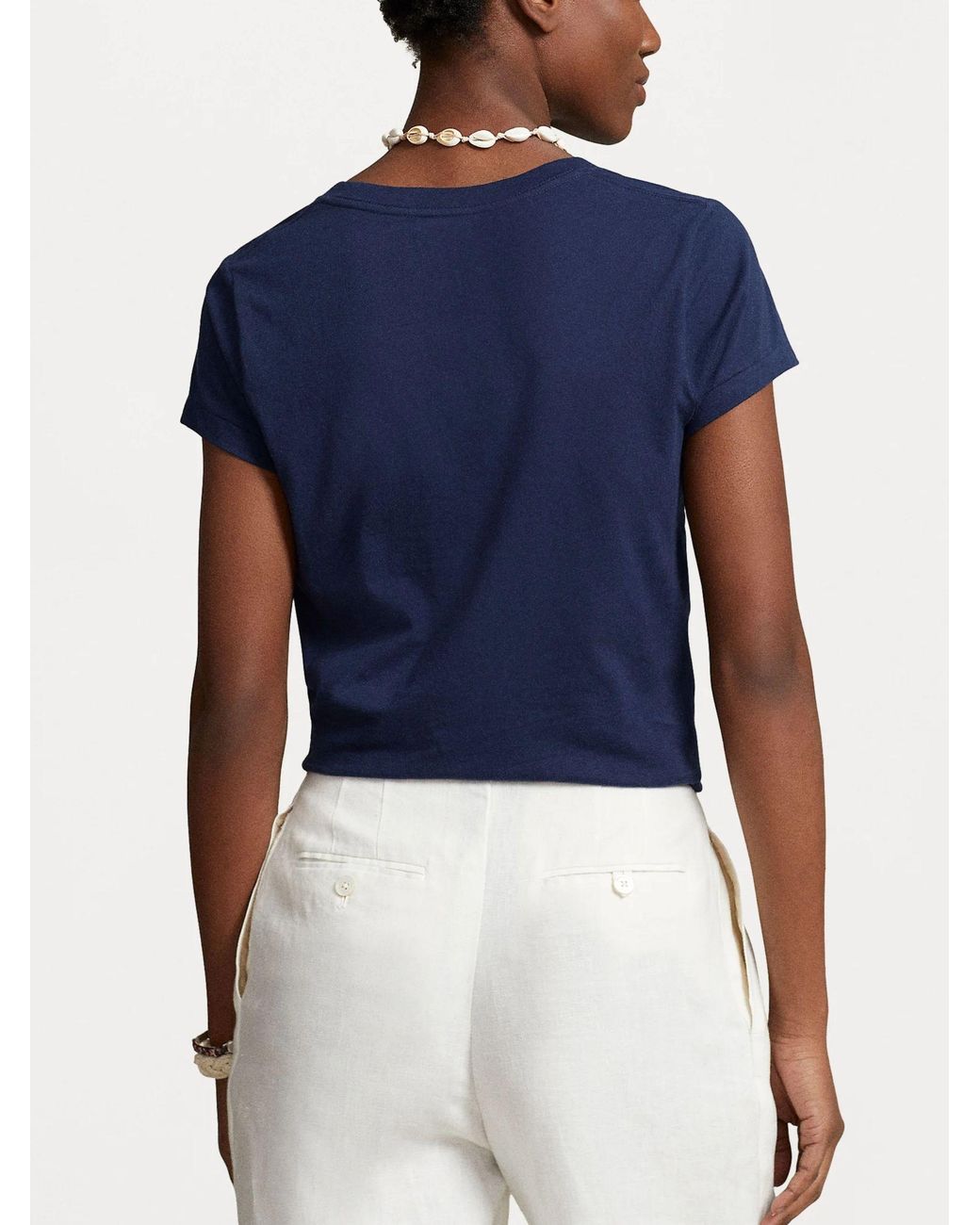 Polo Ralph Lauren Blue V-Neck T-Shirt