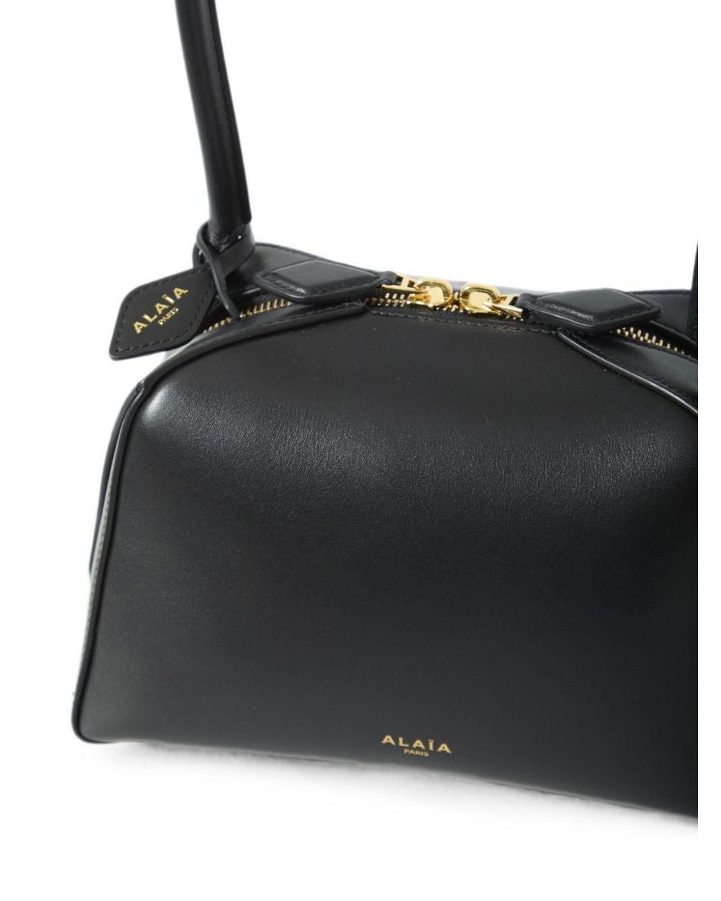 Alaïa Black Le Bouledogue Small Leather Shoulder Bag