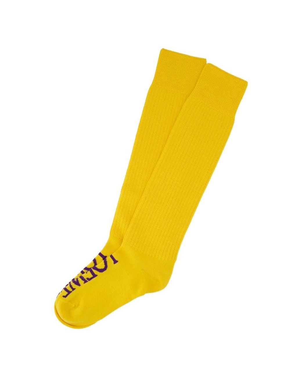 Loewe Yellow Logo Wool Socks