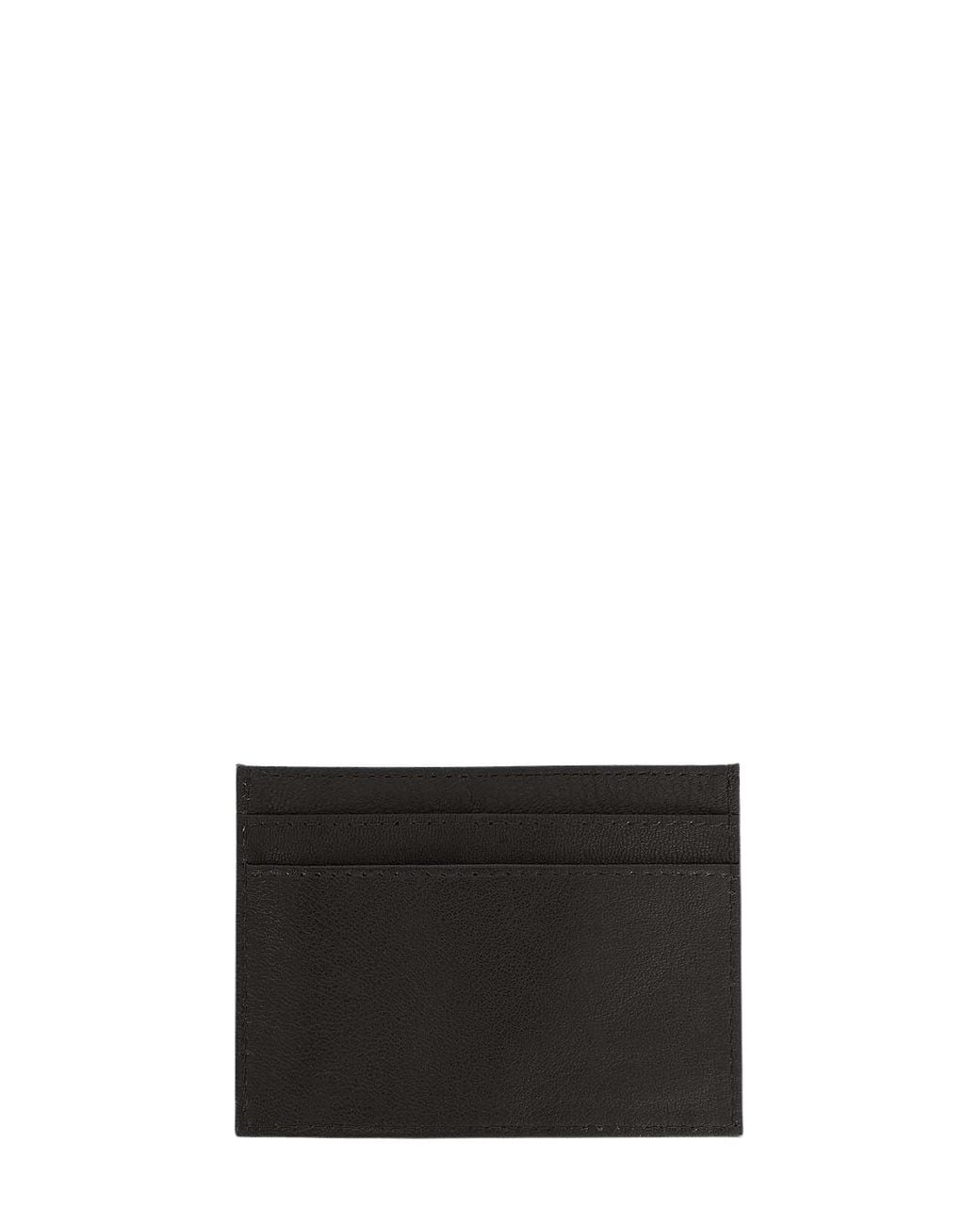 Barbour Black Leather Wallet And Card Holder
