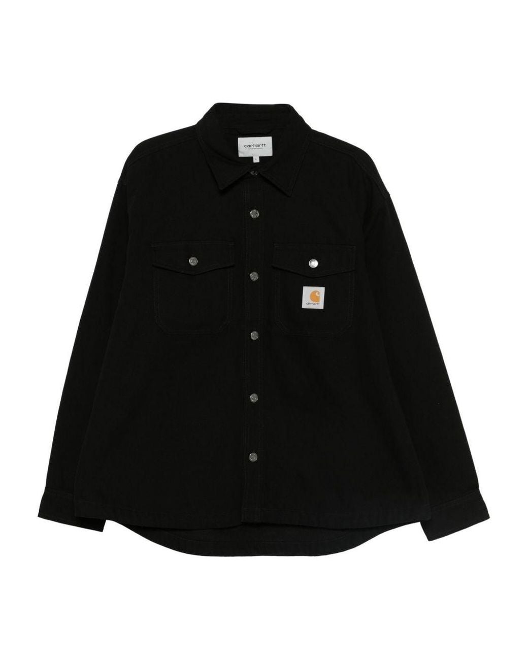 Carhartt Black Canvas Shirt Jacket for men