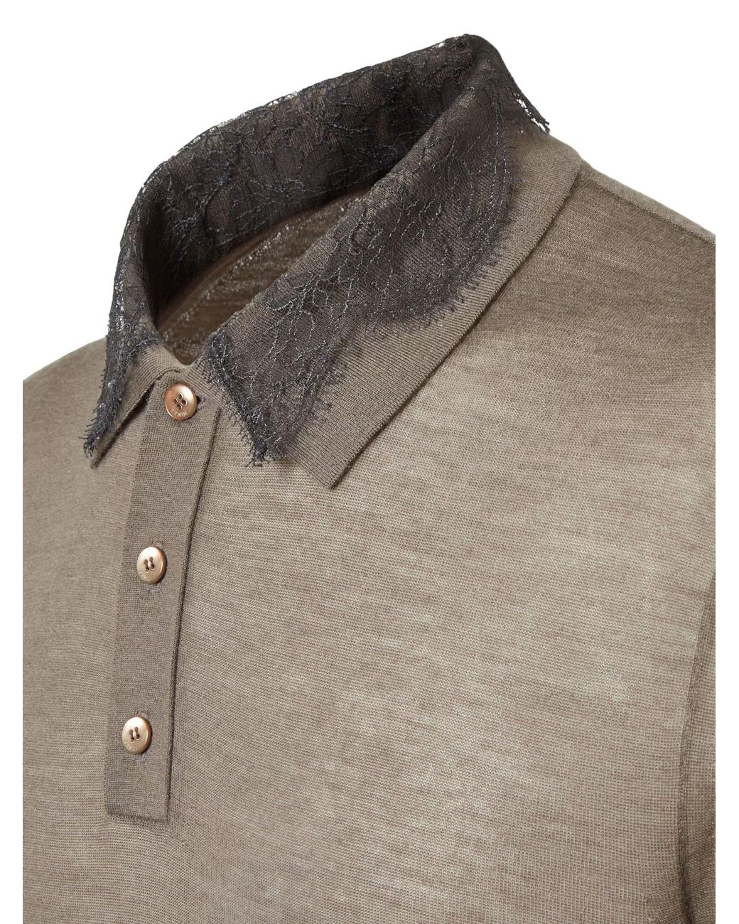 Fendi Gray Polo for men