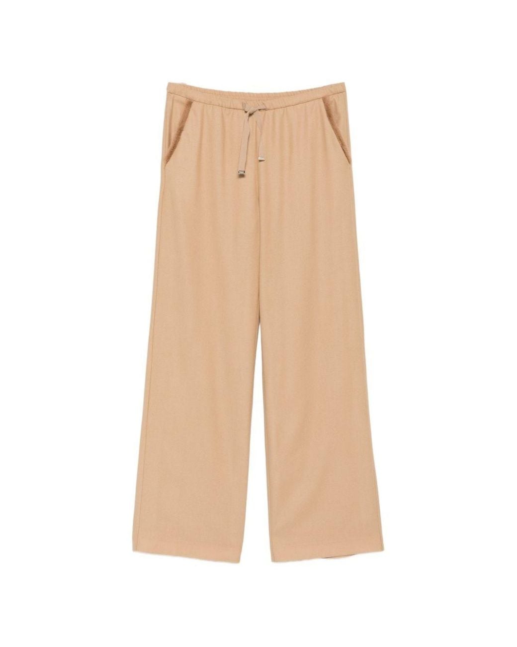 Herno Natural Wool Trousers