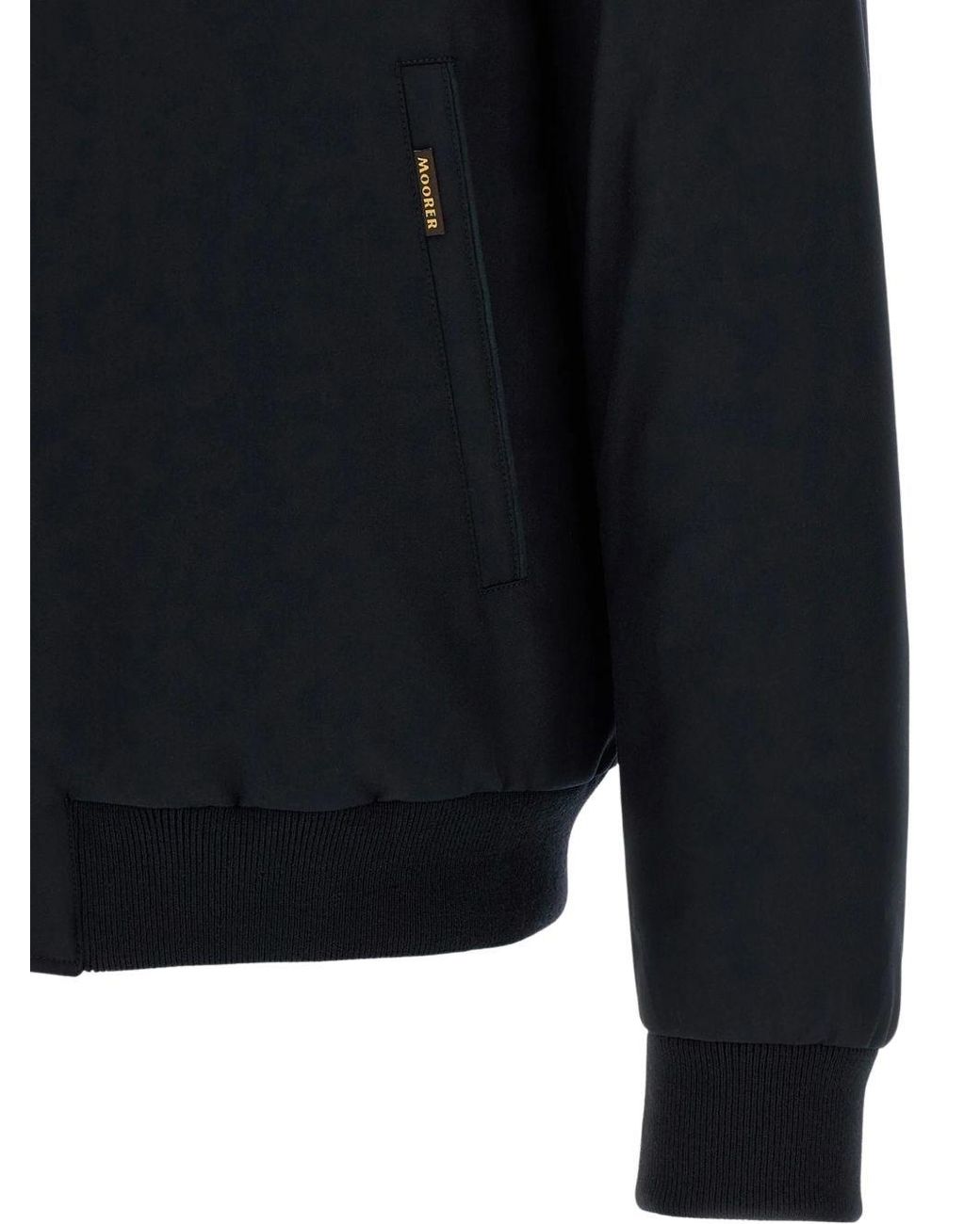 Moorer Blue Janos Bomber Jacket for men