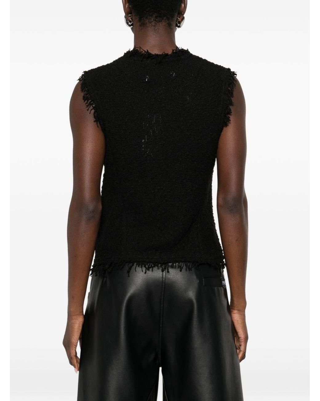 IRO Black Shanny Cotton Vest