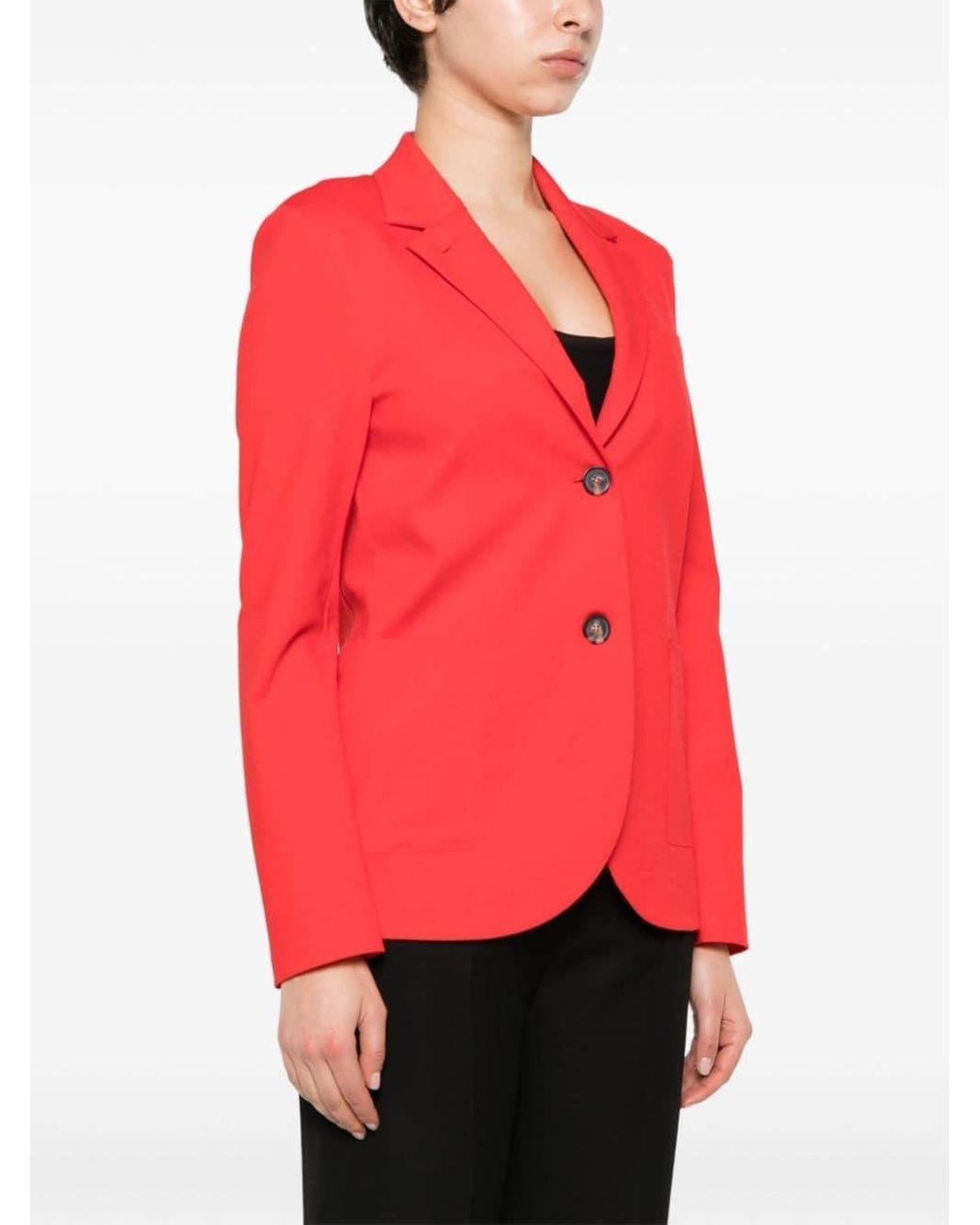 Harris Wharf London Pink Single-Breasted Blazer Jacket