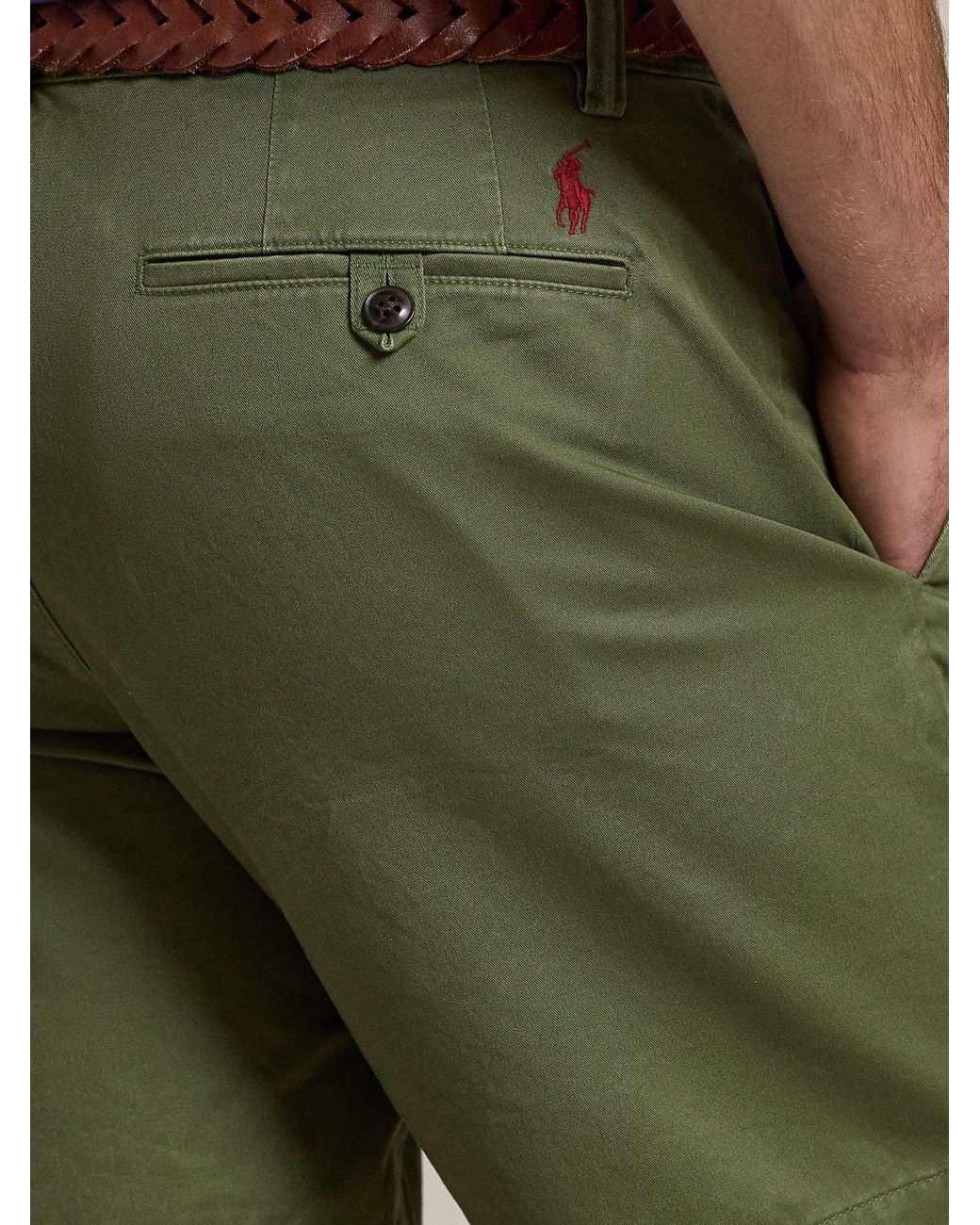 Polo Ralph Lauren Green Chino Shorts for men
