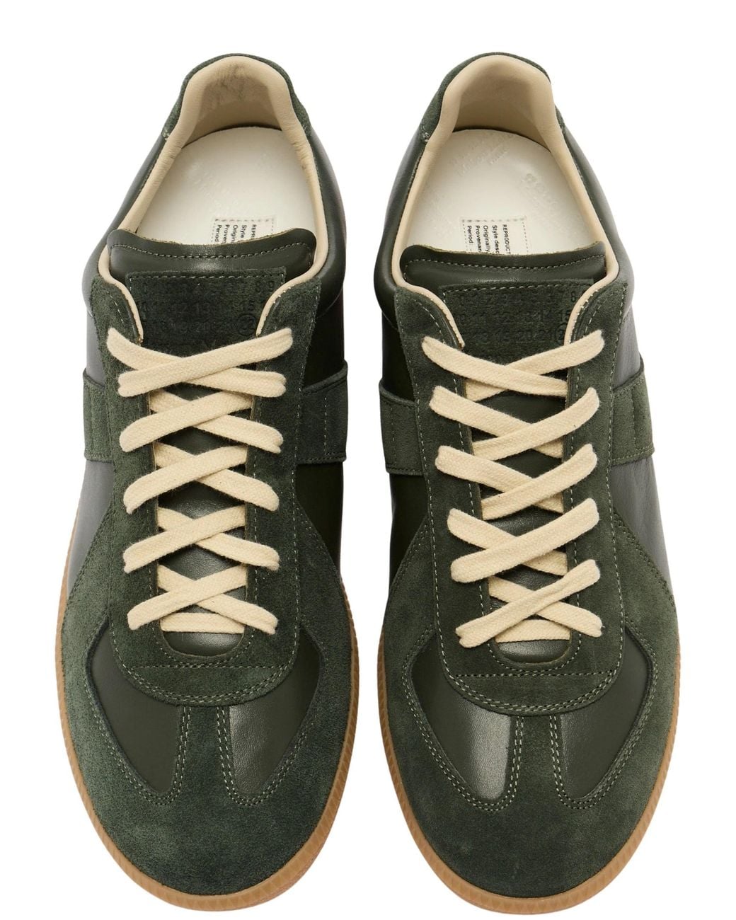 Maison Margiela Green Replica Sneakers for men
