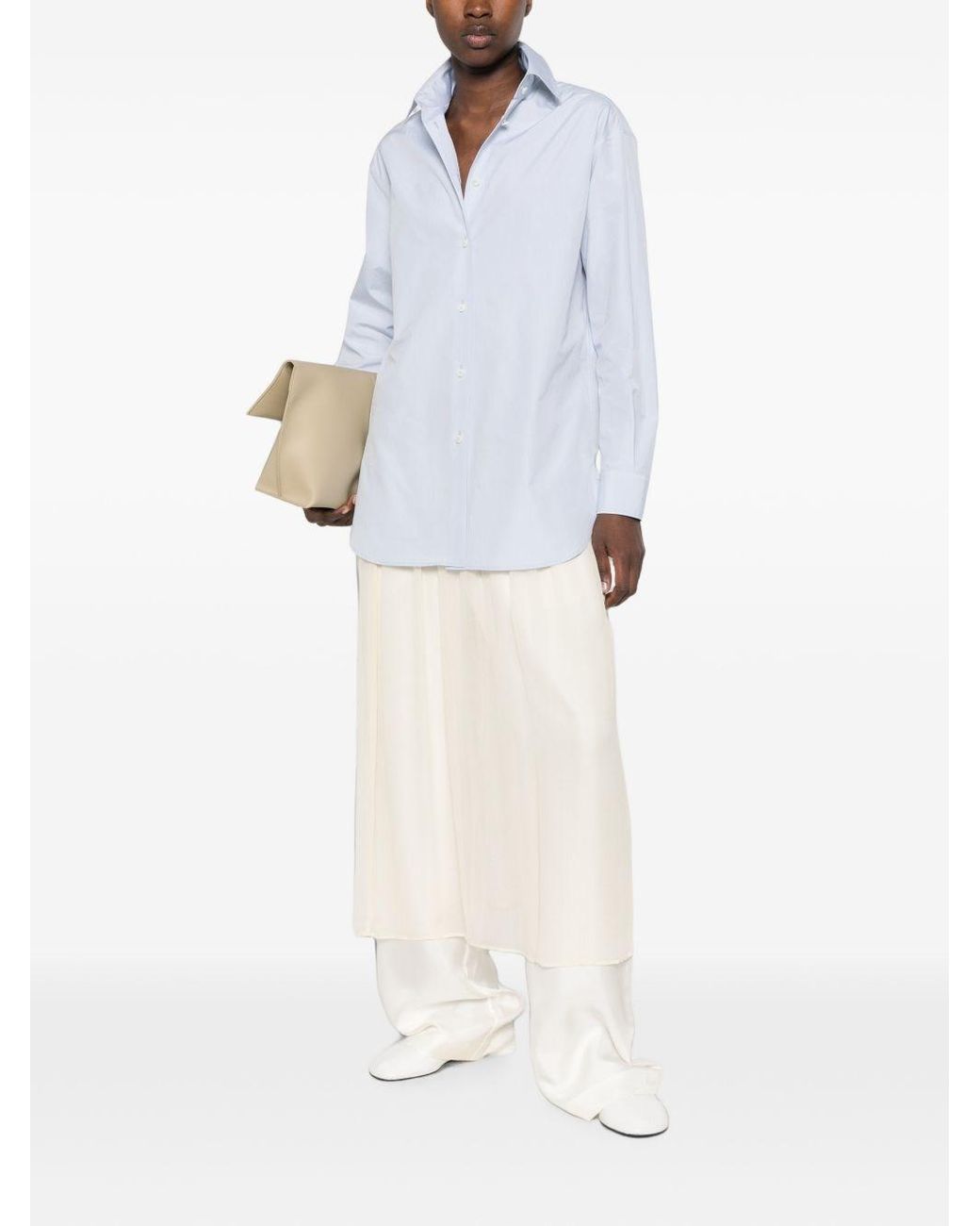 Jil Sander White Cotton Shirt