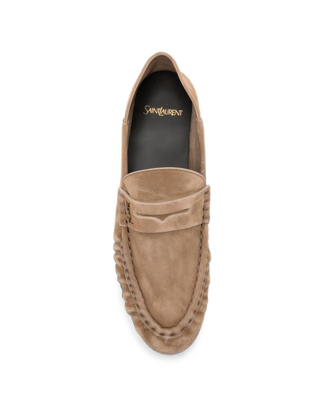 Saint Laurent White Le Loafer Leather Loafers for men
