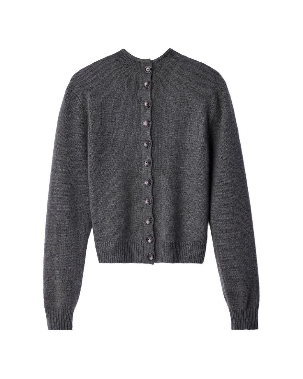 Lemaire Gray Cashmere Cardigan