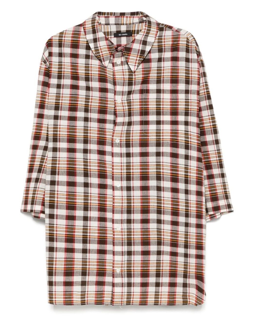 Willy Chavarria Brown Shirt Hacienda for men
