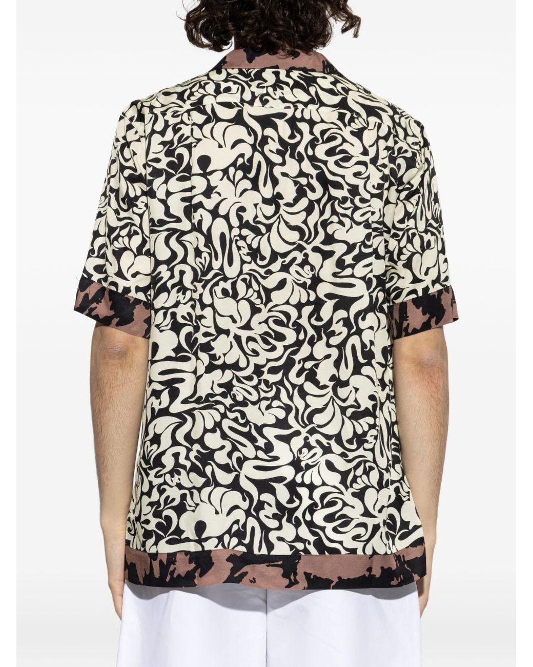 Dries Van Noten Black Carltone Shirt for men