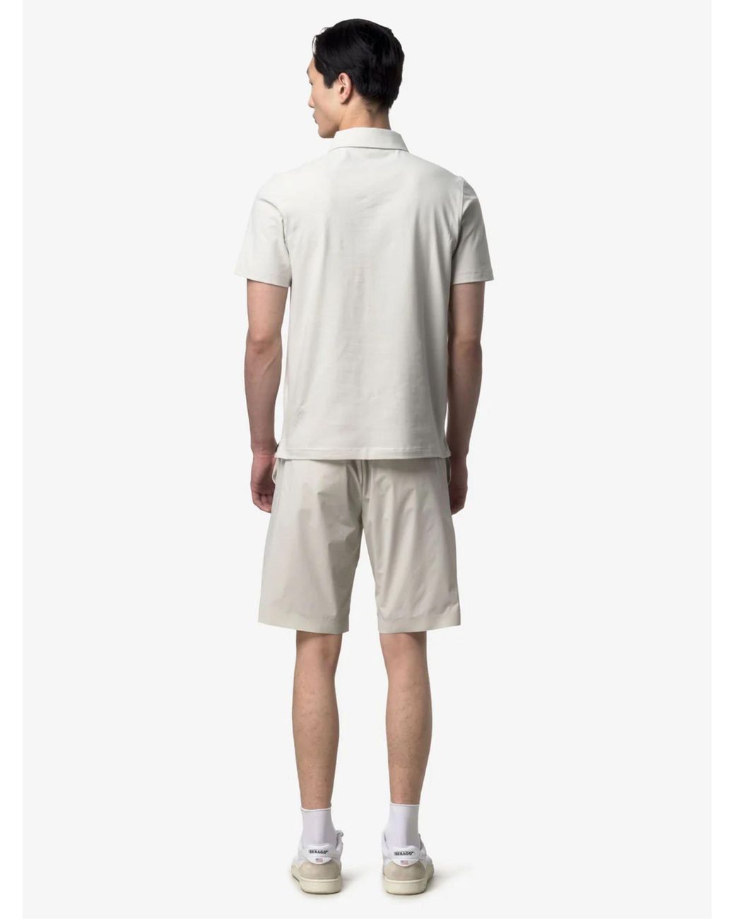 K-Way White Bermuda Ilton for men