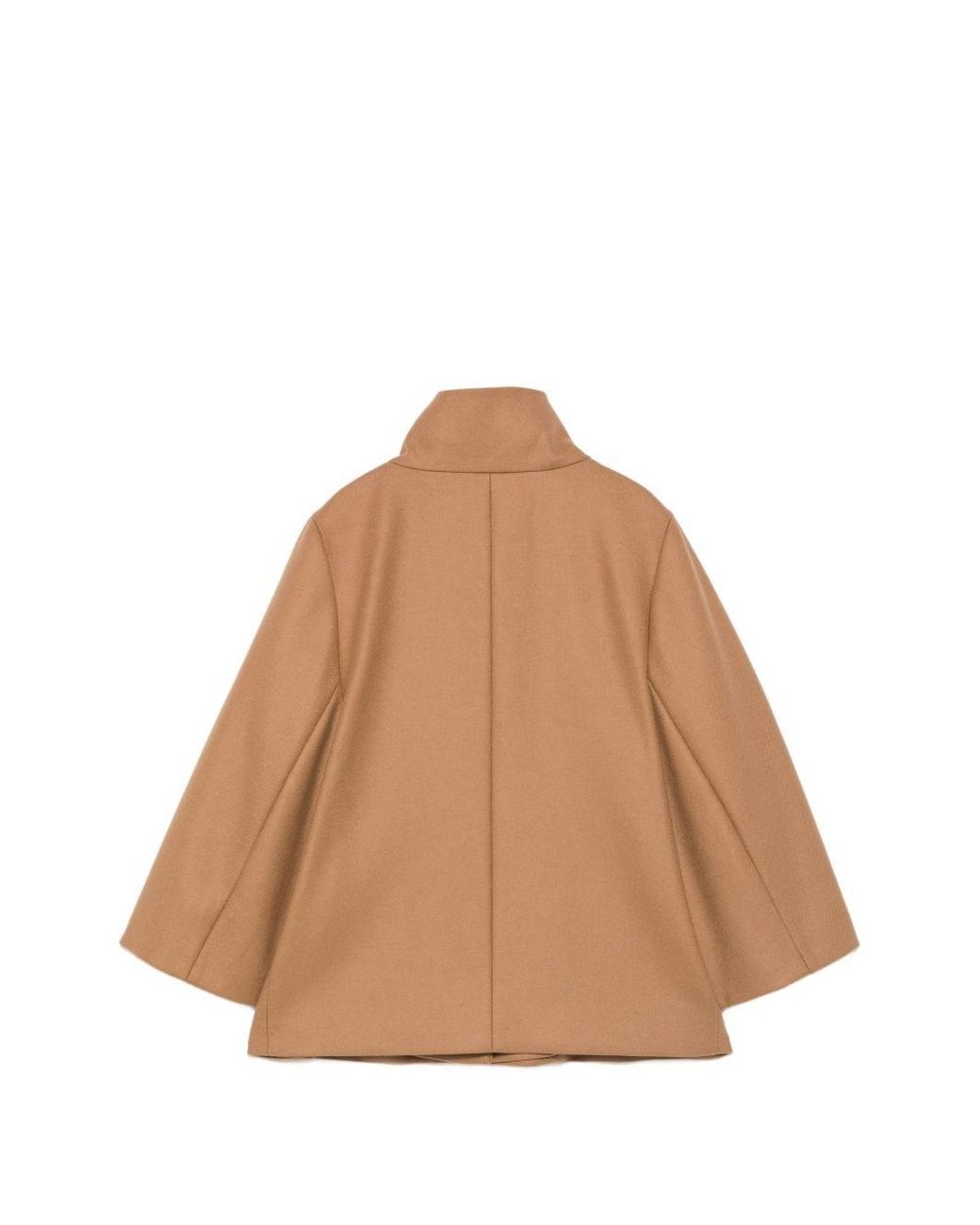 Fay Natural Wool And Cashmere Cape