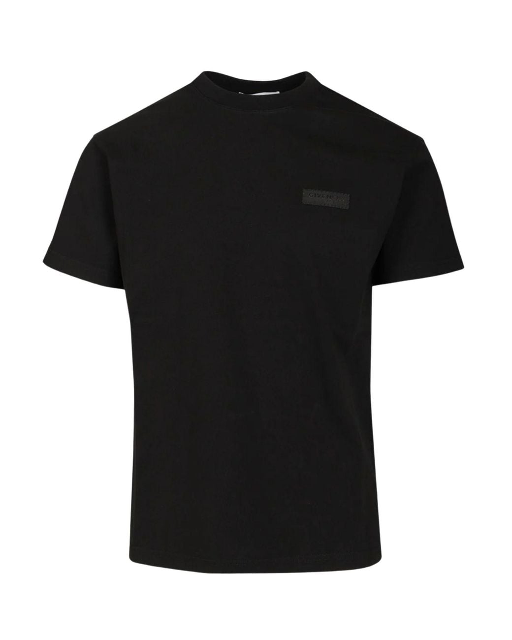 Givenchy Black Logo Cotton T-Shirt for men