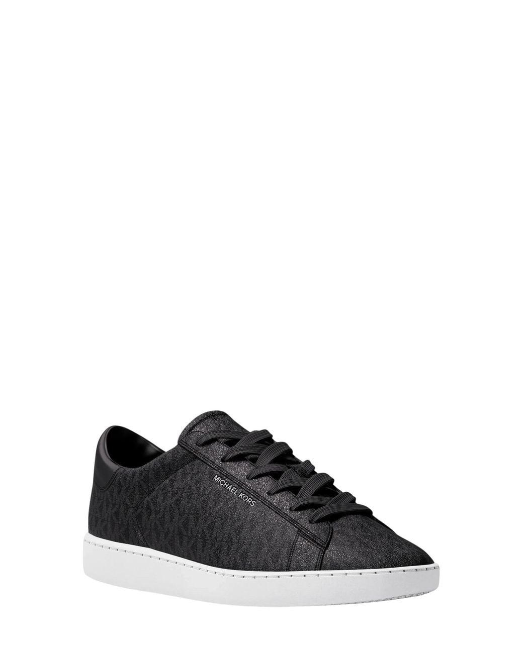 Michael Kors Black Reign Signature Logo Sneakers for men