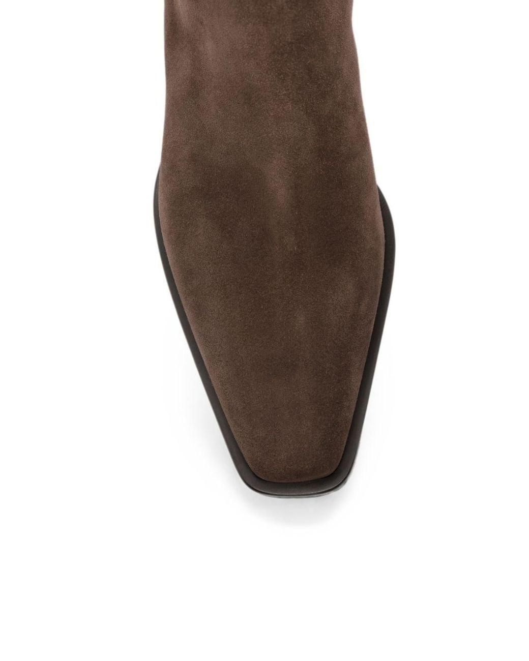 Brunello Cucinelli Brown Suede Leather Ankle Boots