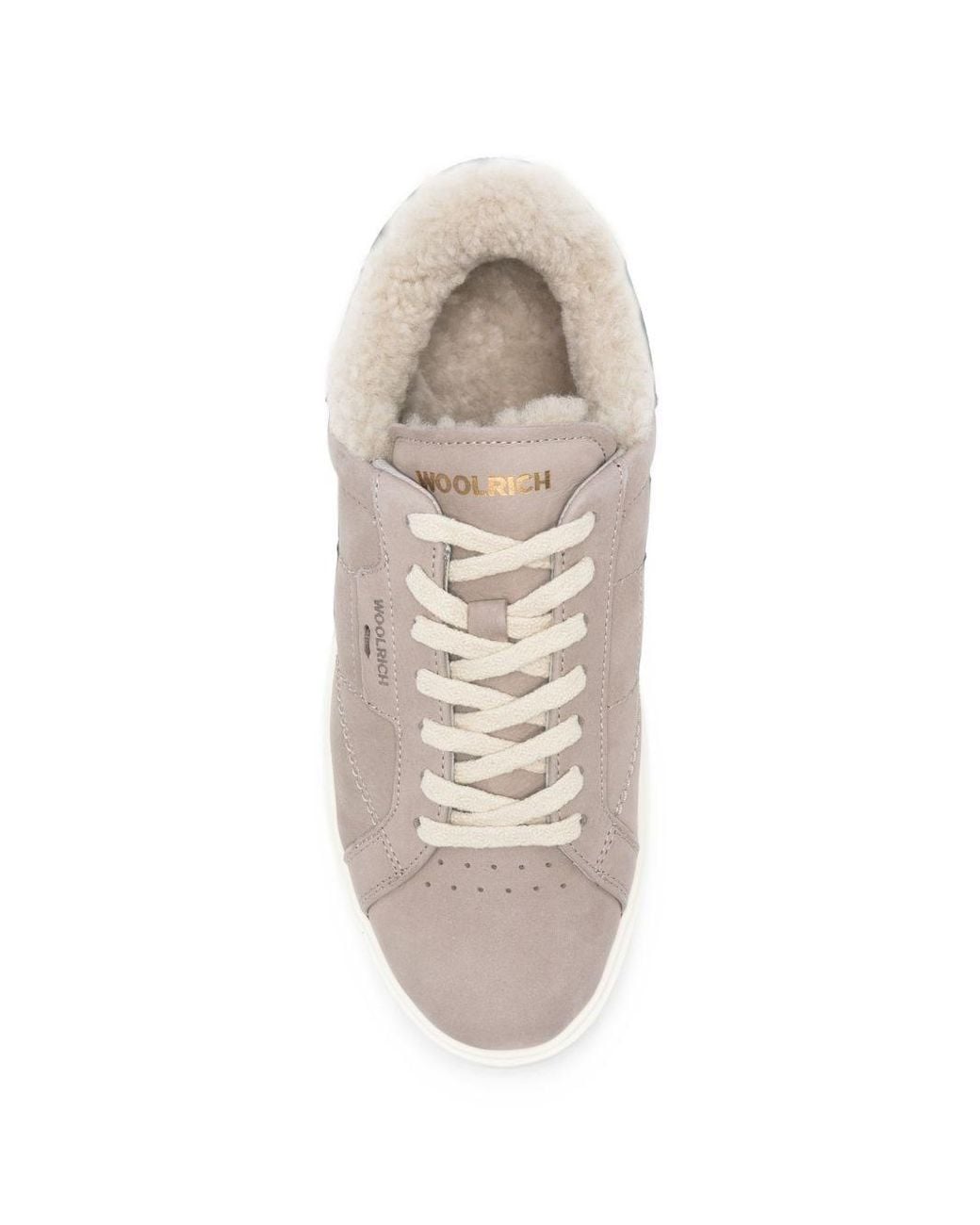 Woolrich White Leather Sneakers