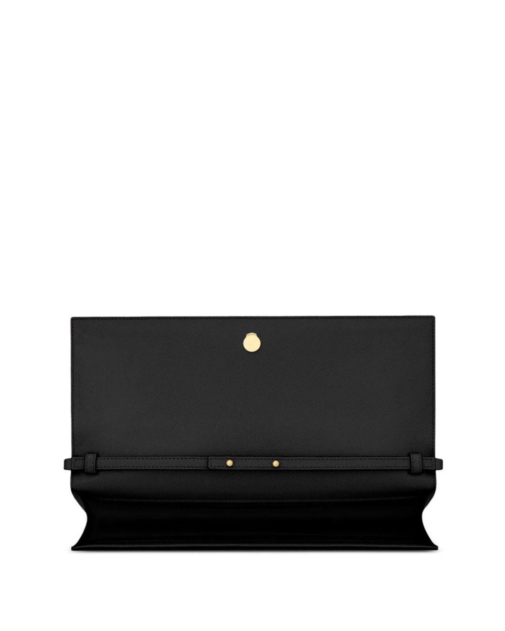 Saint Laurent White Kate Leather Clutch