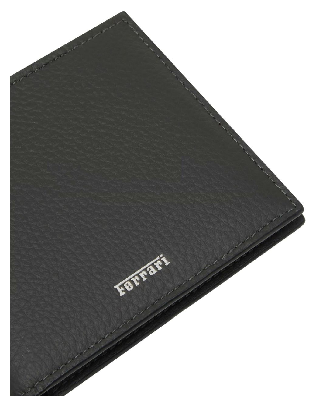 Ferrari White Granata Leather Bifold Wallet for men