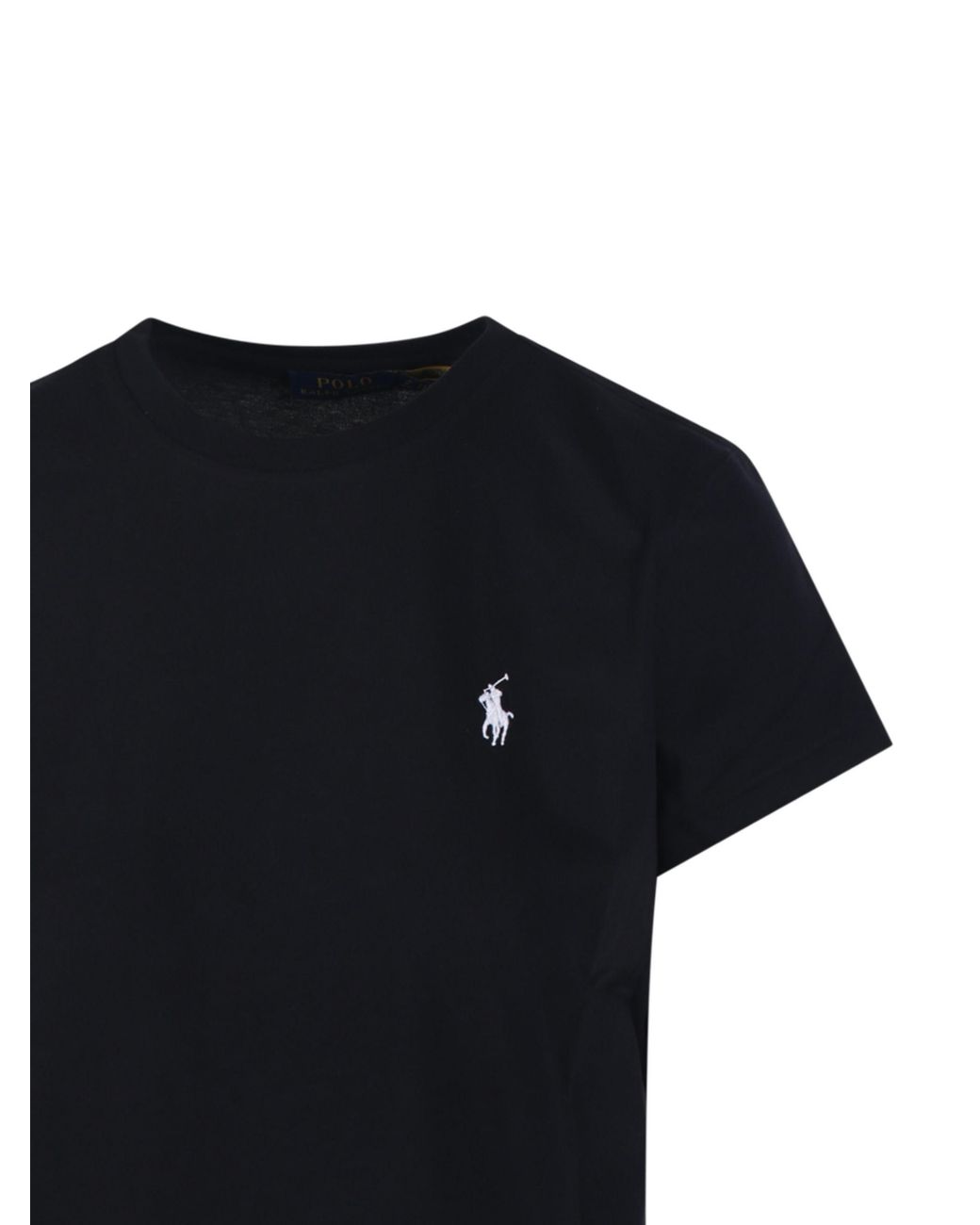 Polo Ralph Lauren Black Cotton T-Shirt