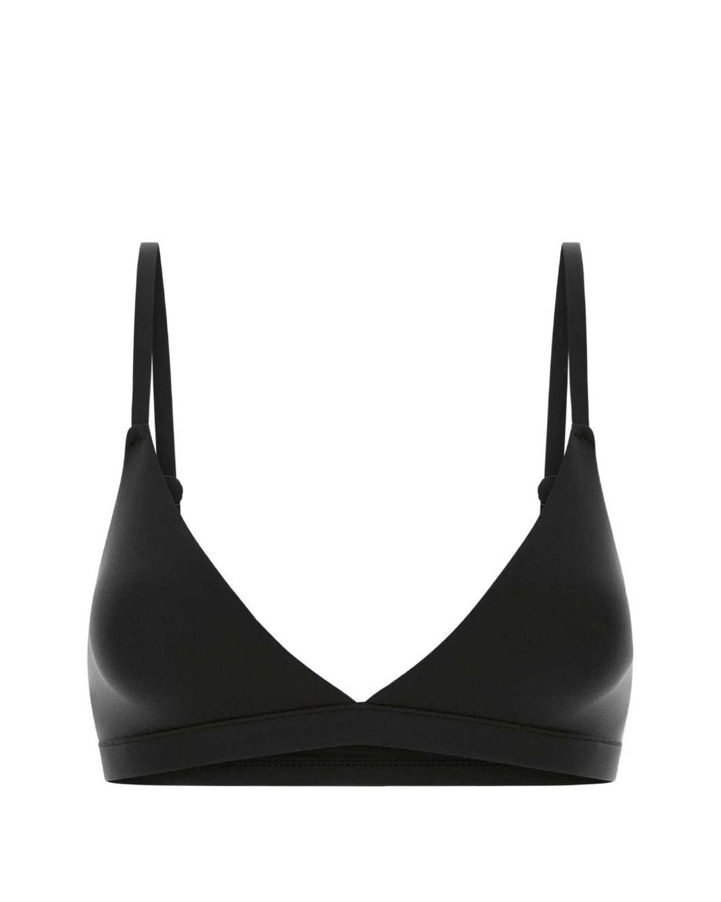 Skims Black Triangle Bralette Bra By
