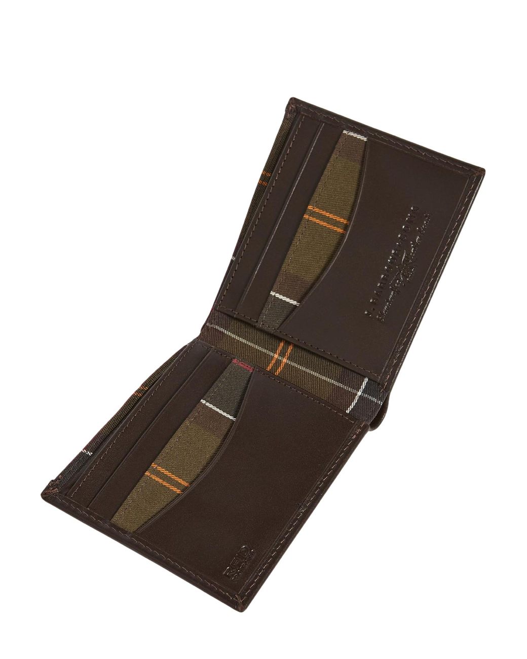 Barbour Brown Leather Wallet For for men