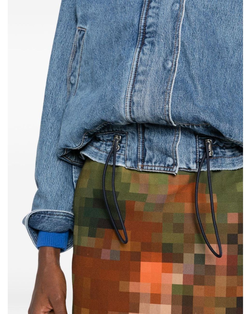 Loewe Blue Drawstring Denim Jacket