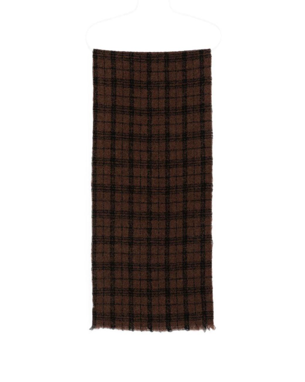 Destin Brown Rasti Wool Scarf