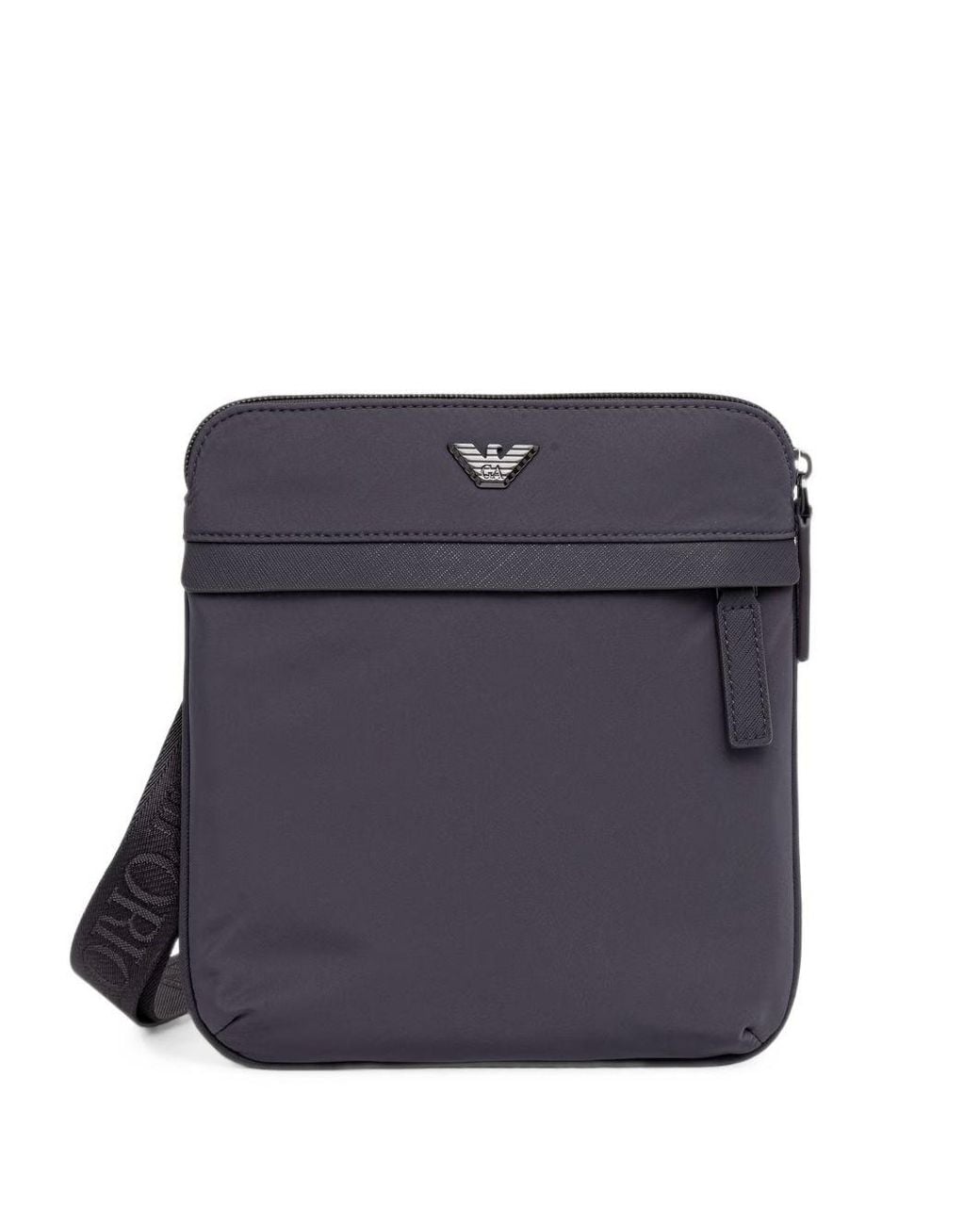 Emporio Armani Blue Logo Crossbody Bag for men