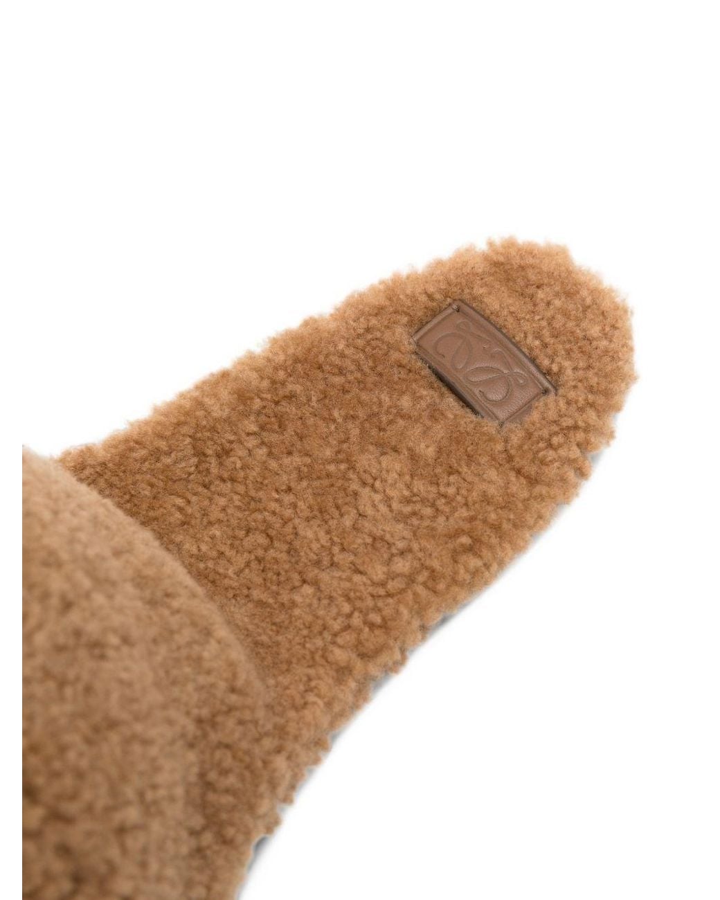 Loewe Brown Aviator Shearling Hat